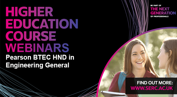 Achieving a higher education qualification doesn’t necessarily mean going away to university. You can stay local and reach higher with SERC.